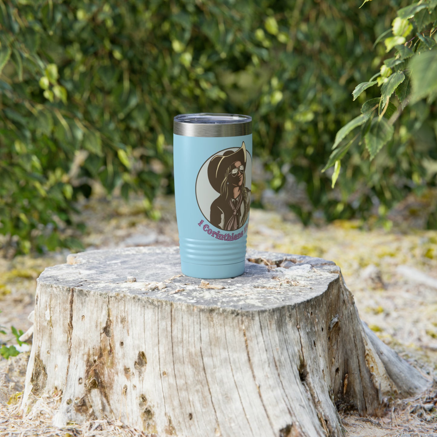 1 Cor 15:10, 20oz Polar Camel Travel Mug