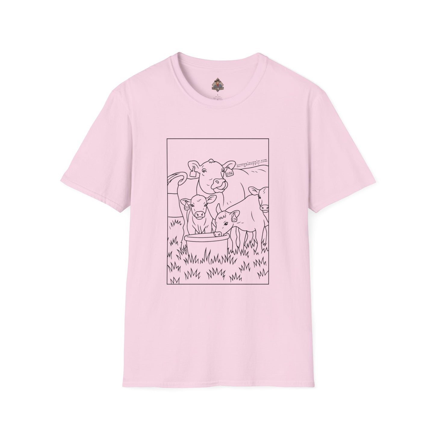 Mineral Lickin' Pairs, Softstyle Cow Tee