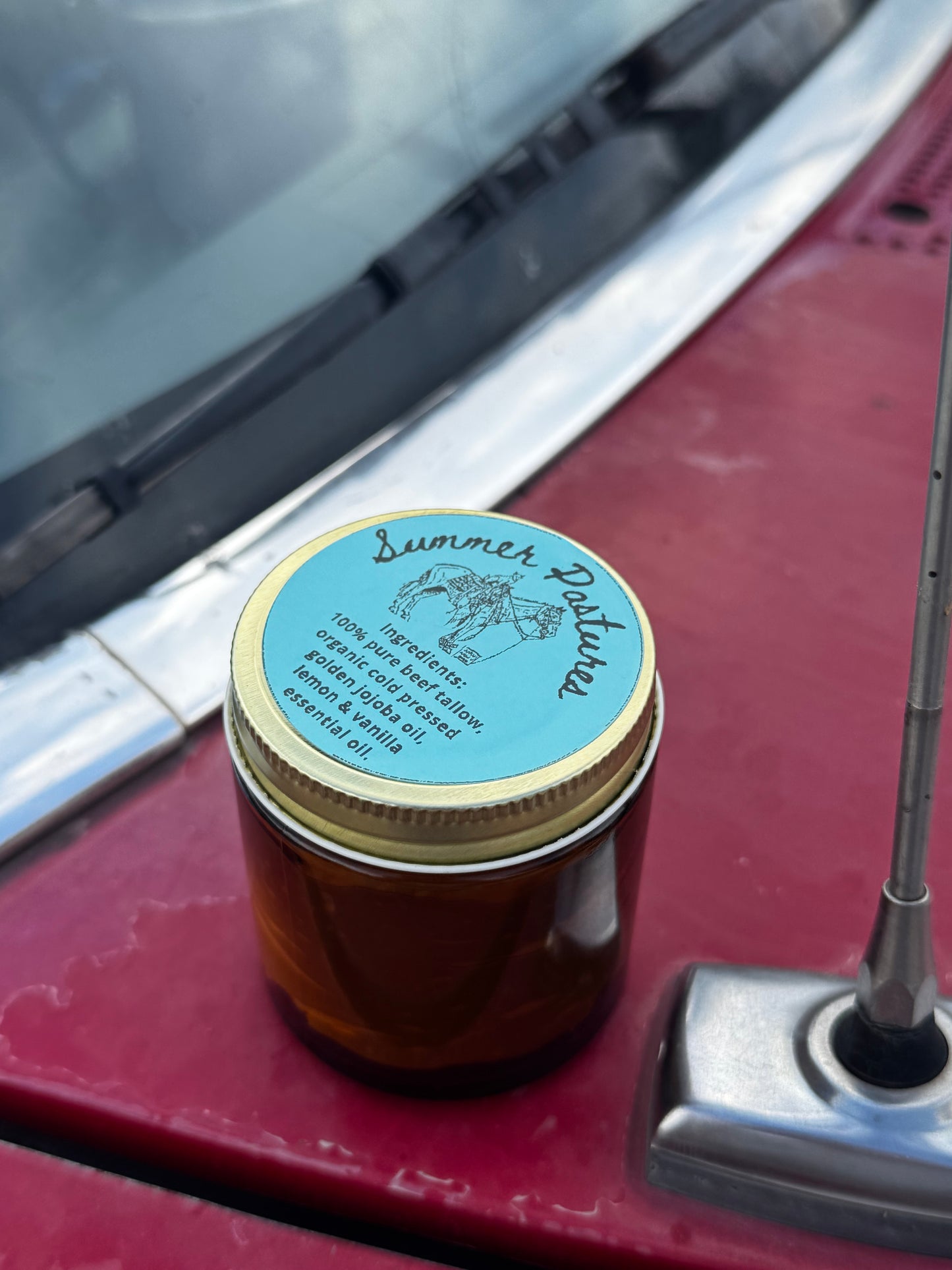 Summer Pastures - Lemon + Vanilla Whipped Cowboy Lotion Beef Tallow Based Skincare Blend
