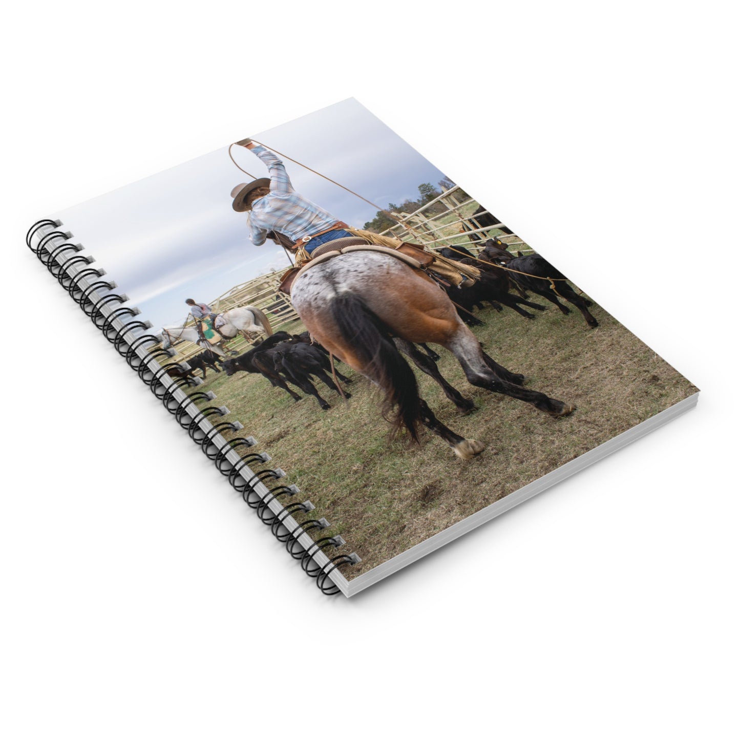 Heelin' Cowgirl Spiral Notebook - Ruled Line