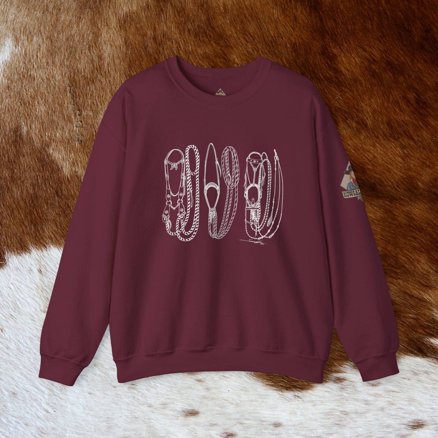 Bridles Pullover Crewneck Sweater