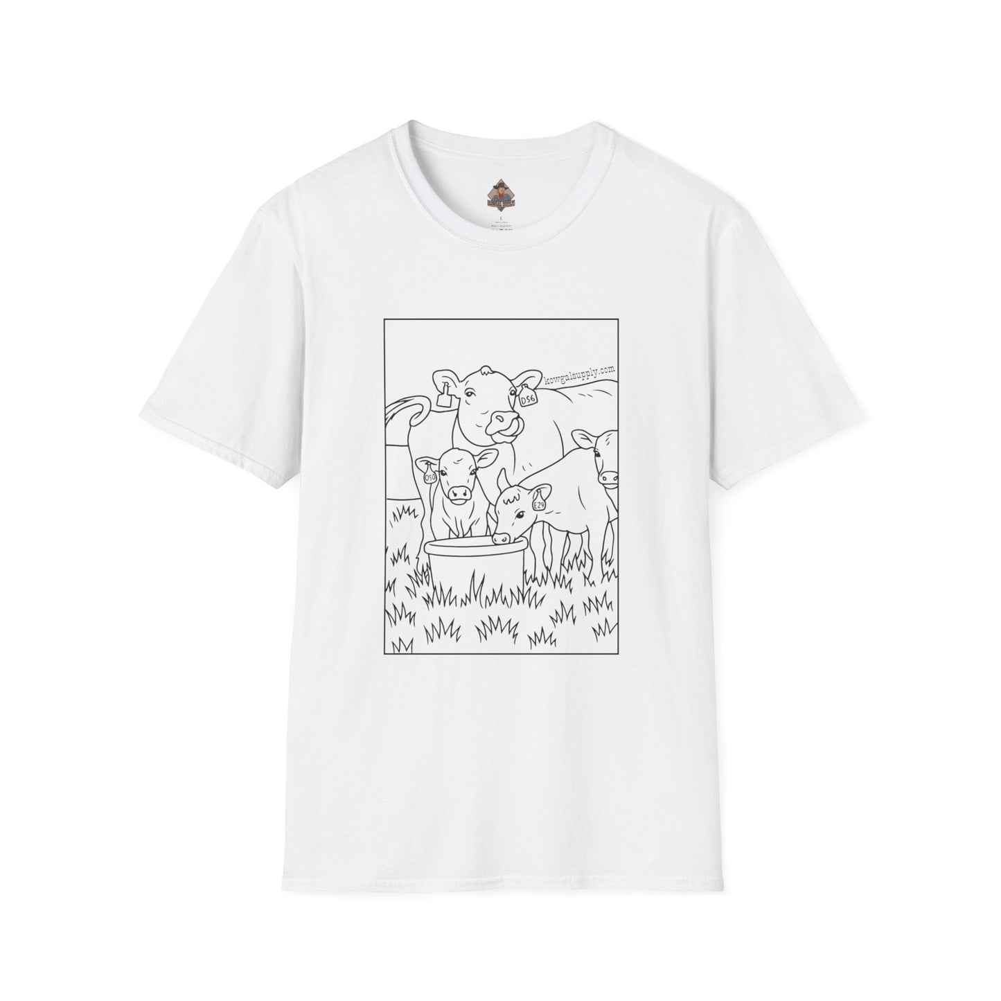Mineral Lickin' Pairs, Softstyle Cow Tee
