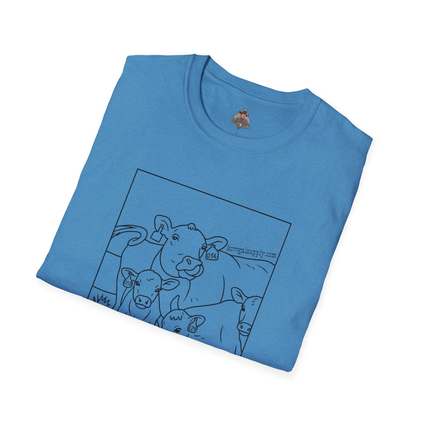 Mineral Lickin' Pairs, Softstyle Cow Tee