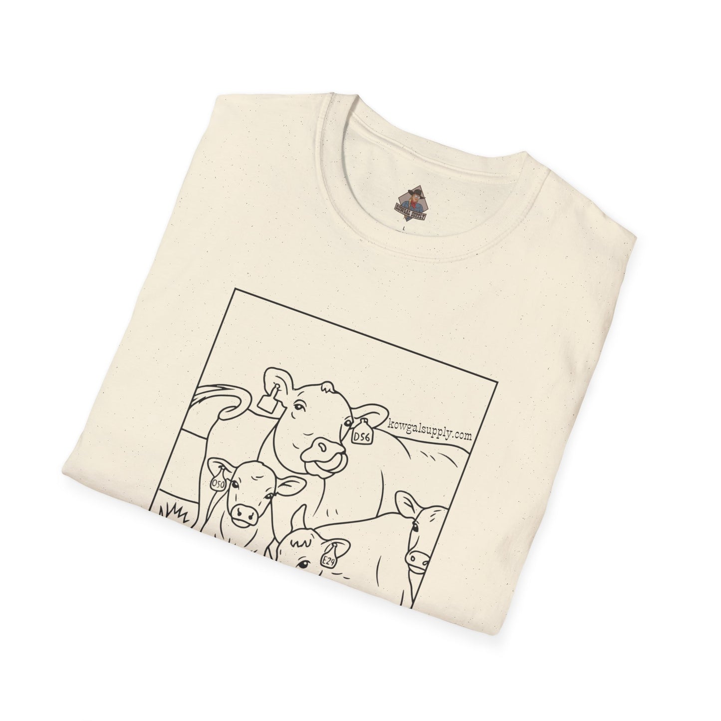 Mineral Lickin' Pairs, Softstyle Cow Tee