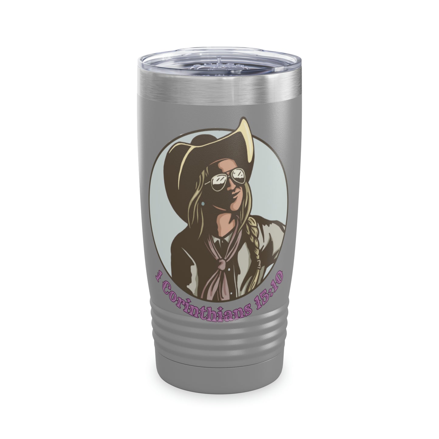 1 Cor 15:10, 20oz Polar Camel Travel Mug