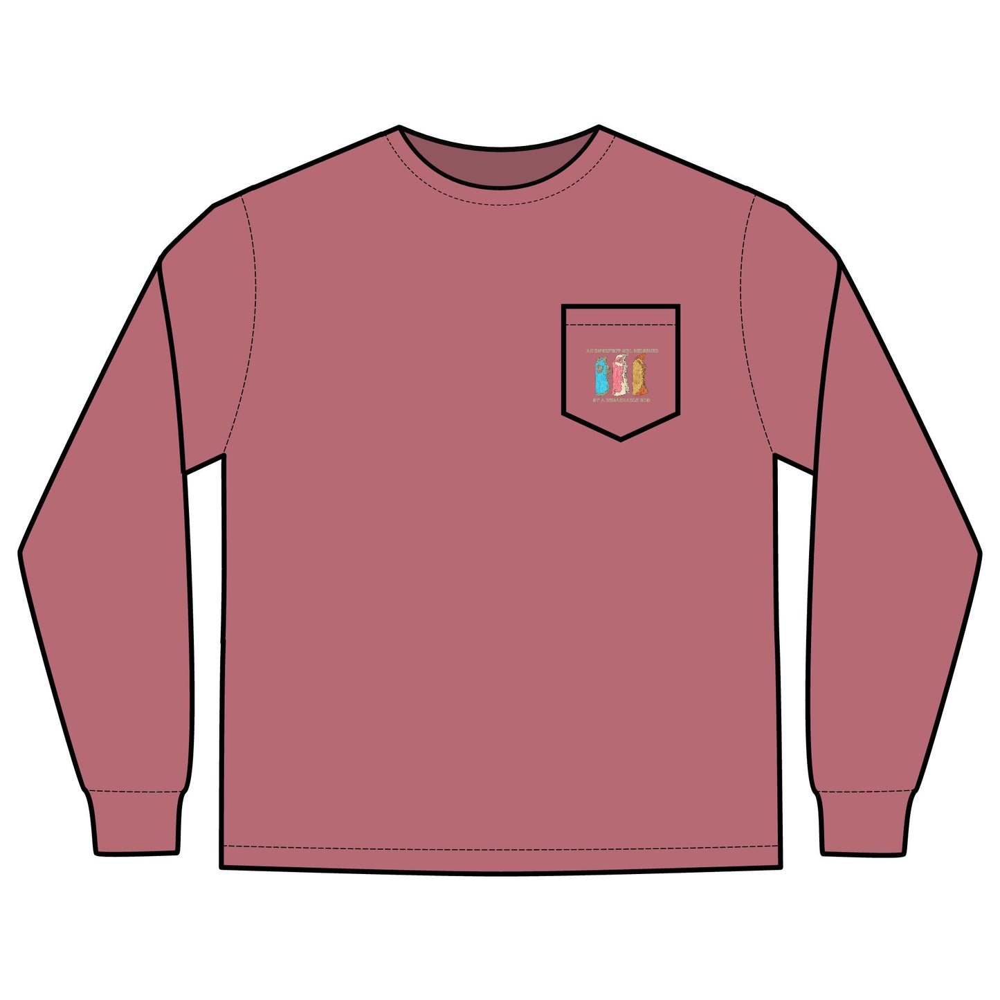 Imperfect Girl Bell Chaps Long Sleeve T-shirt 100% Cotton, Comfort Colors Tee