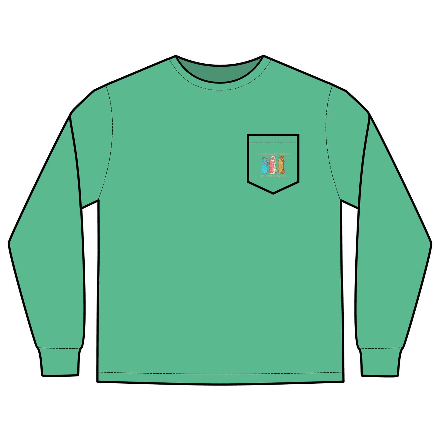 Imperfect Girl Bell Chaps Long Sleeve T-shirt 100% Cotton, Comfort Colors Tee