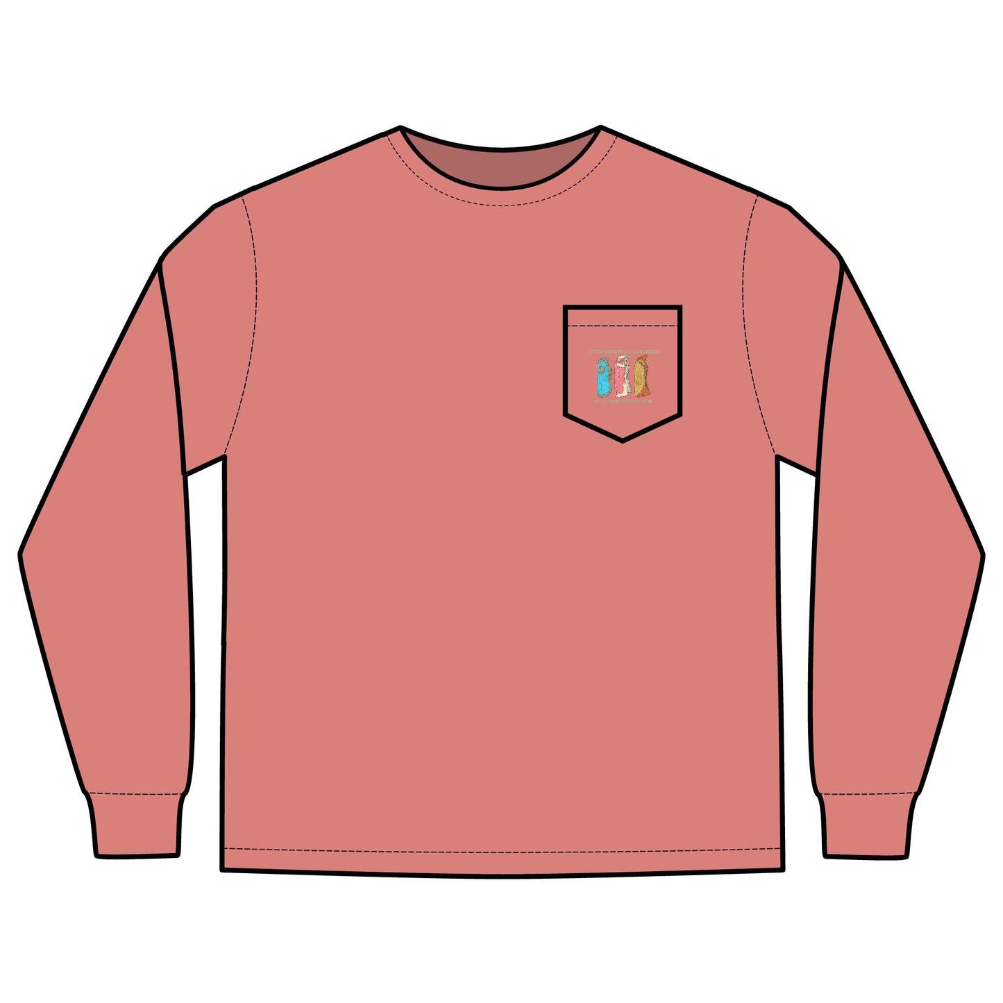 Imperfect Girl Bell Chaps Long Sleeve T-shirt 100% Cotton, Comfort Colors Tee