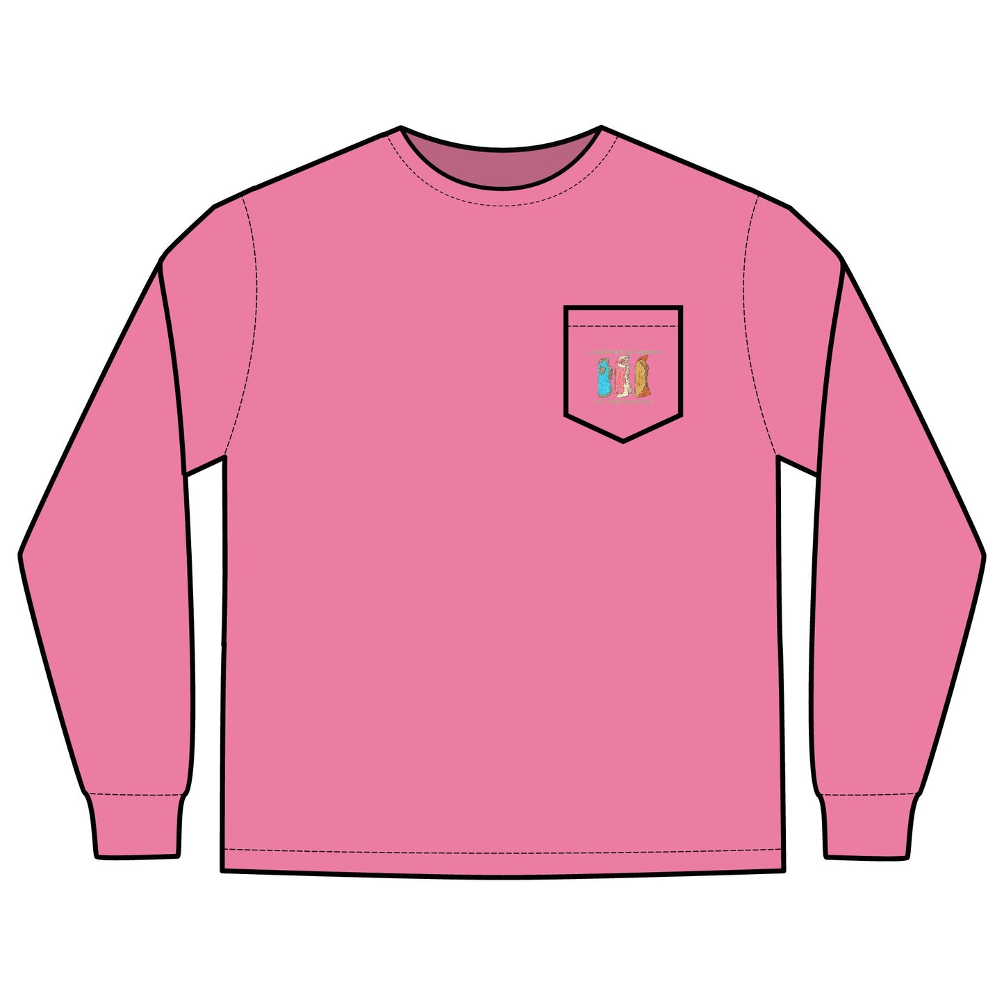 Imperfect Girl Bell Chaps Long Sleeve T-shirt 100% Cotton, Comfort Colors Tee
