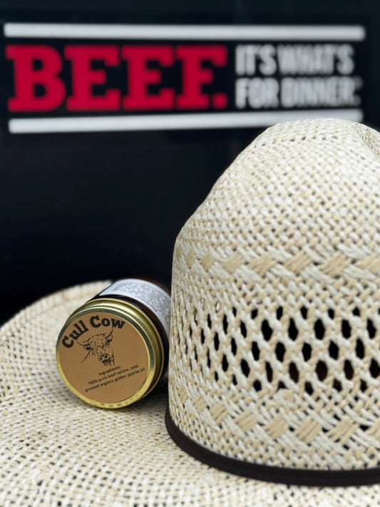 Cull Cow - UNSCENTED Whipped Cowboy Lotion Beef Tallow Based Skincare Blend