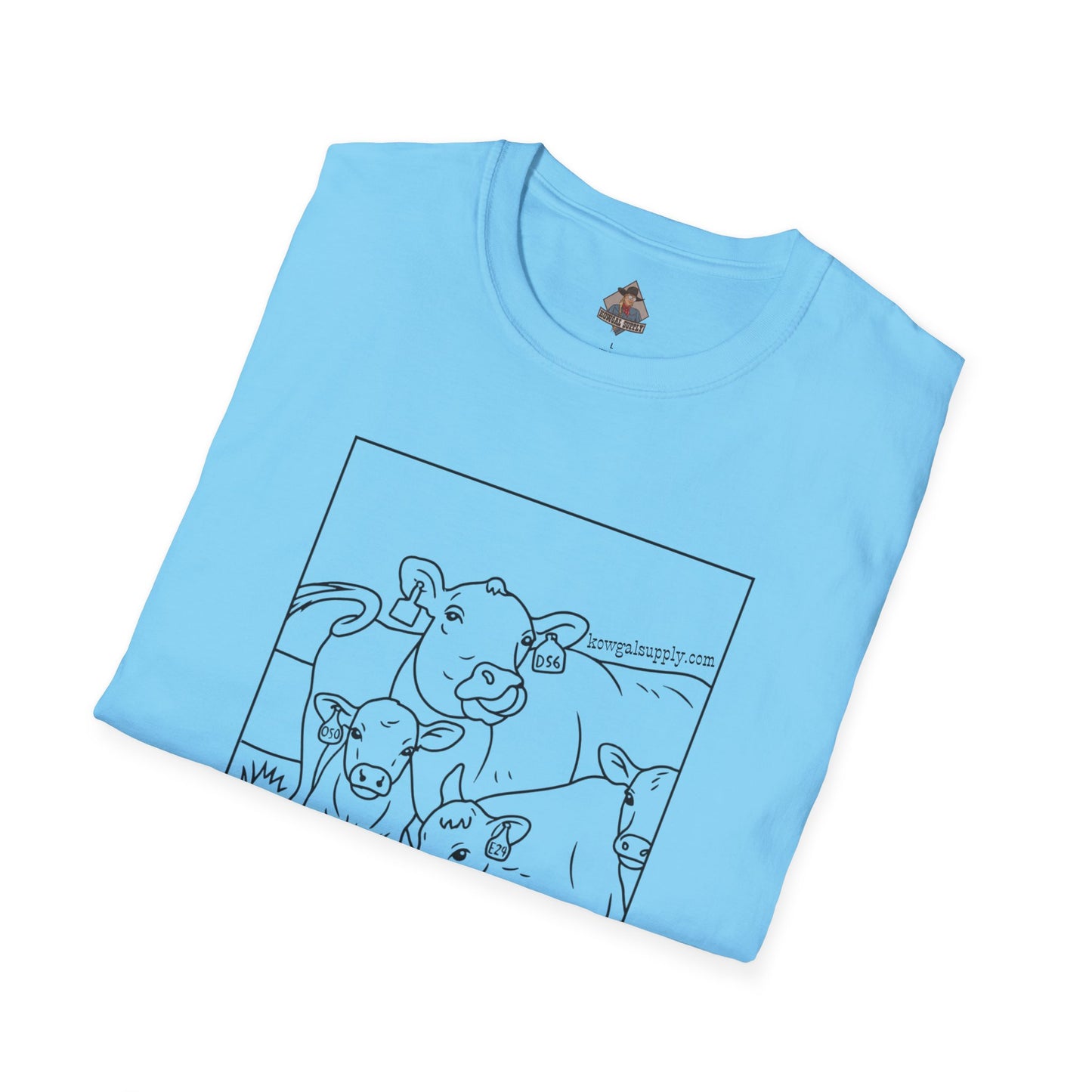 Mineral Lickin' Pairs, Softstyle Cow Tee
