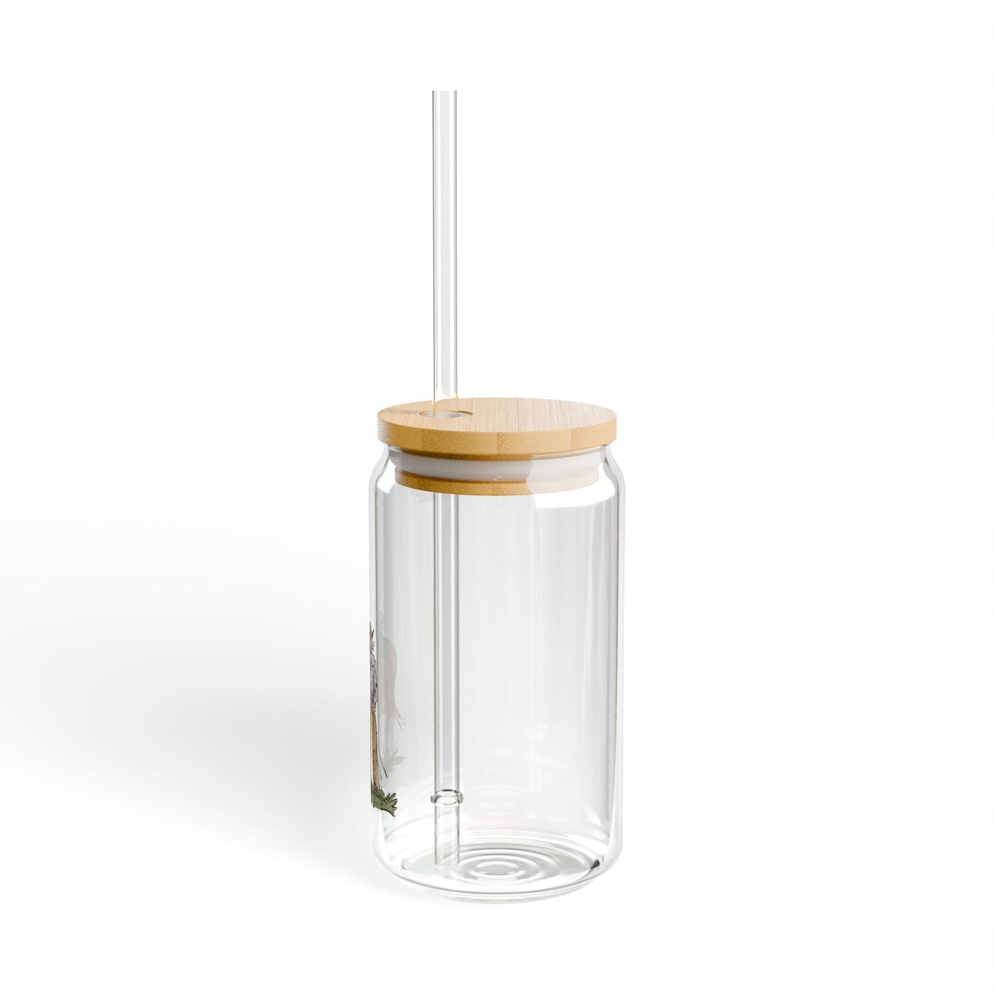 Cowgal Iced Coffee Sipper Glass, 16oz