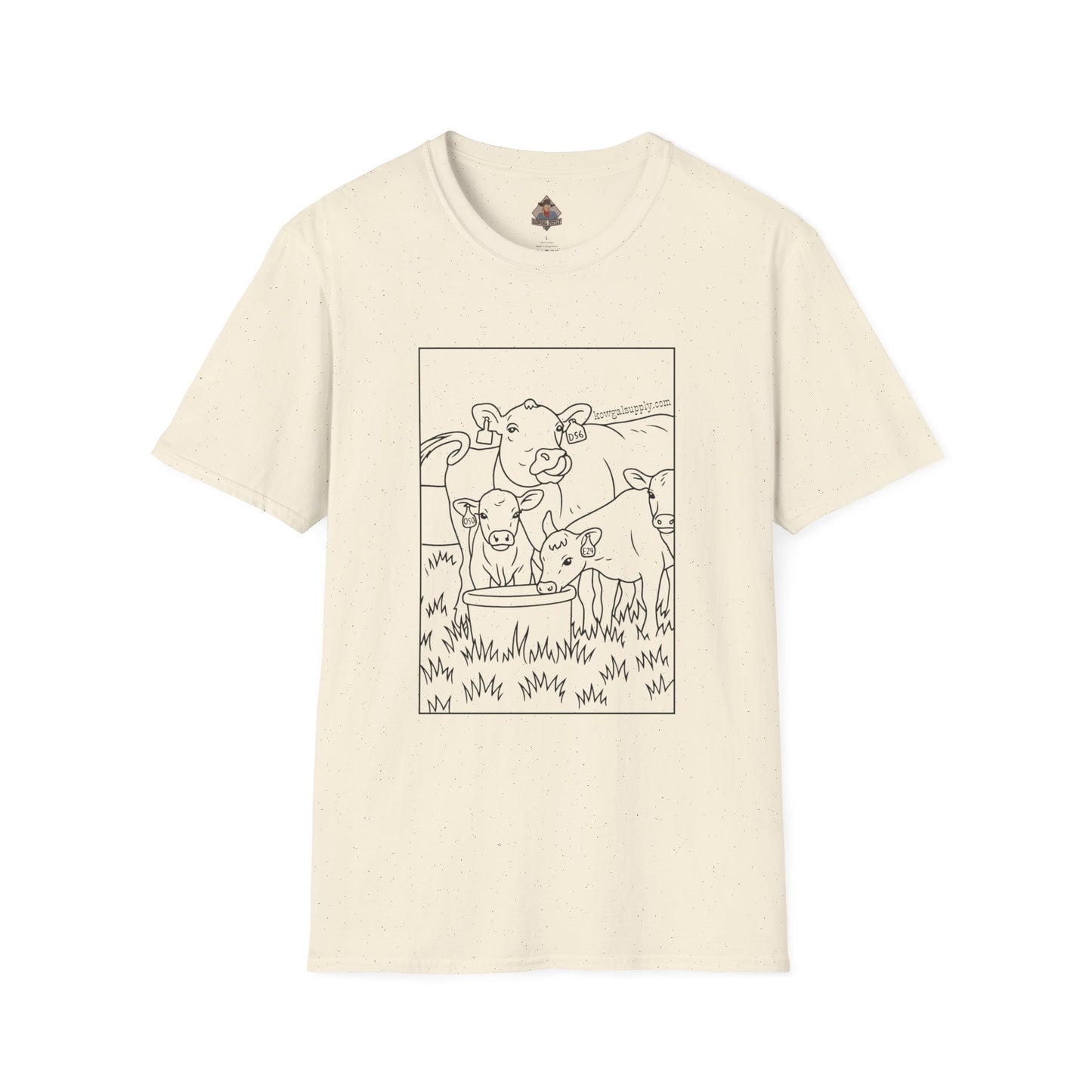 Mineral Lickin' Pairs, Softstyle Cow Tee