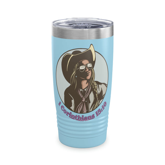 1 Cor 15:10, 20oz Polar Camel Travel Mug