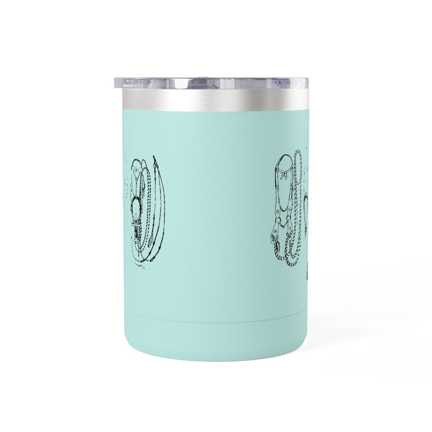 Jaquima Ta Freno Travel Coffee Cup Western Themed Tumbler - 15oz Travel Mug