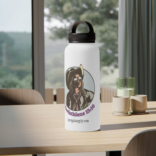 1 Cor 15:10 Stainless Steel Water Bottle