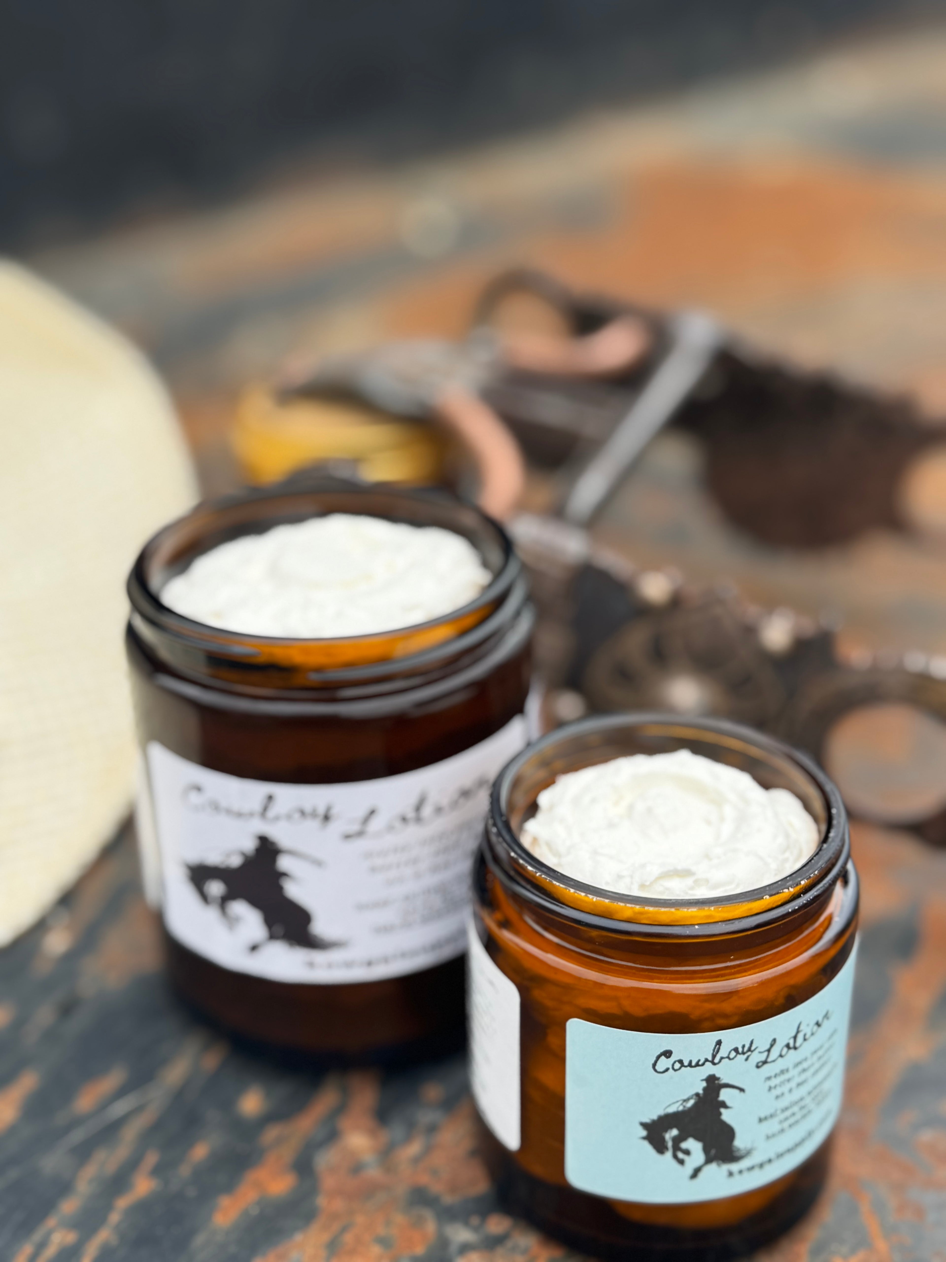 Spring Chicken - Castor Oil, Frankincense, Lemon, Egyptian Geranium, Jojoba Oil Whipped Cowboy Lotion Beef Tallow Based Skincare Blend