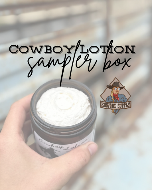 Cowboy Lotion Sampler Boxes (Pre-Order)
