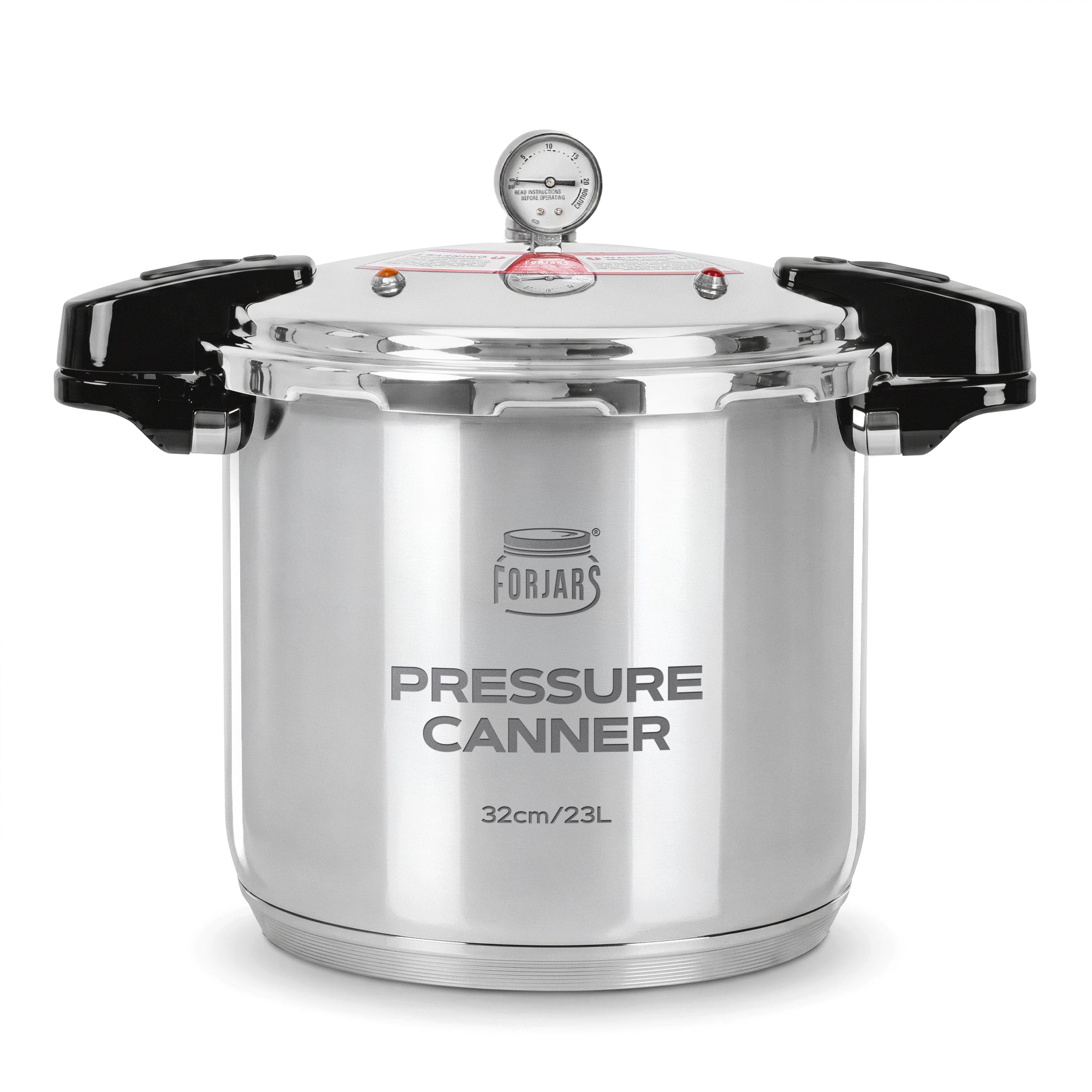 FORJARS® 23-Quart Pressure Canner — Now in Full 304 Stainless Steel