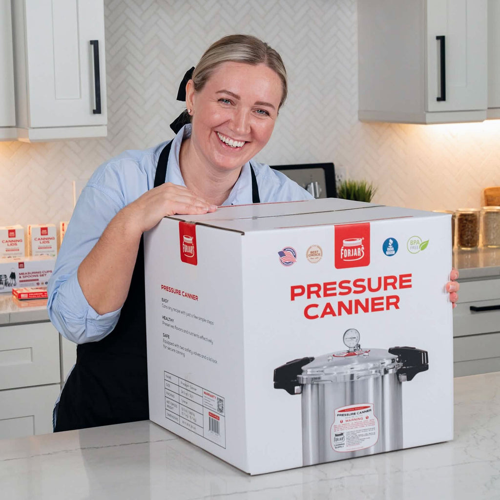 FORJARS® 23-Quart Pressure Canner — Now in Full 304 Stainless Steel
