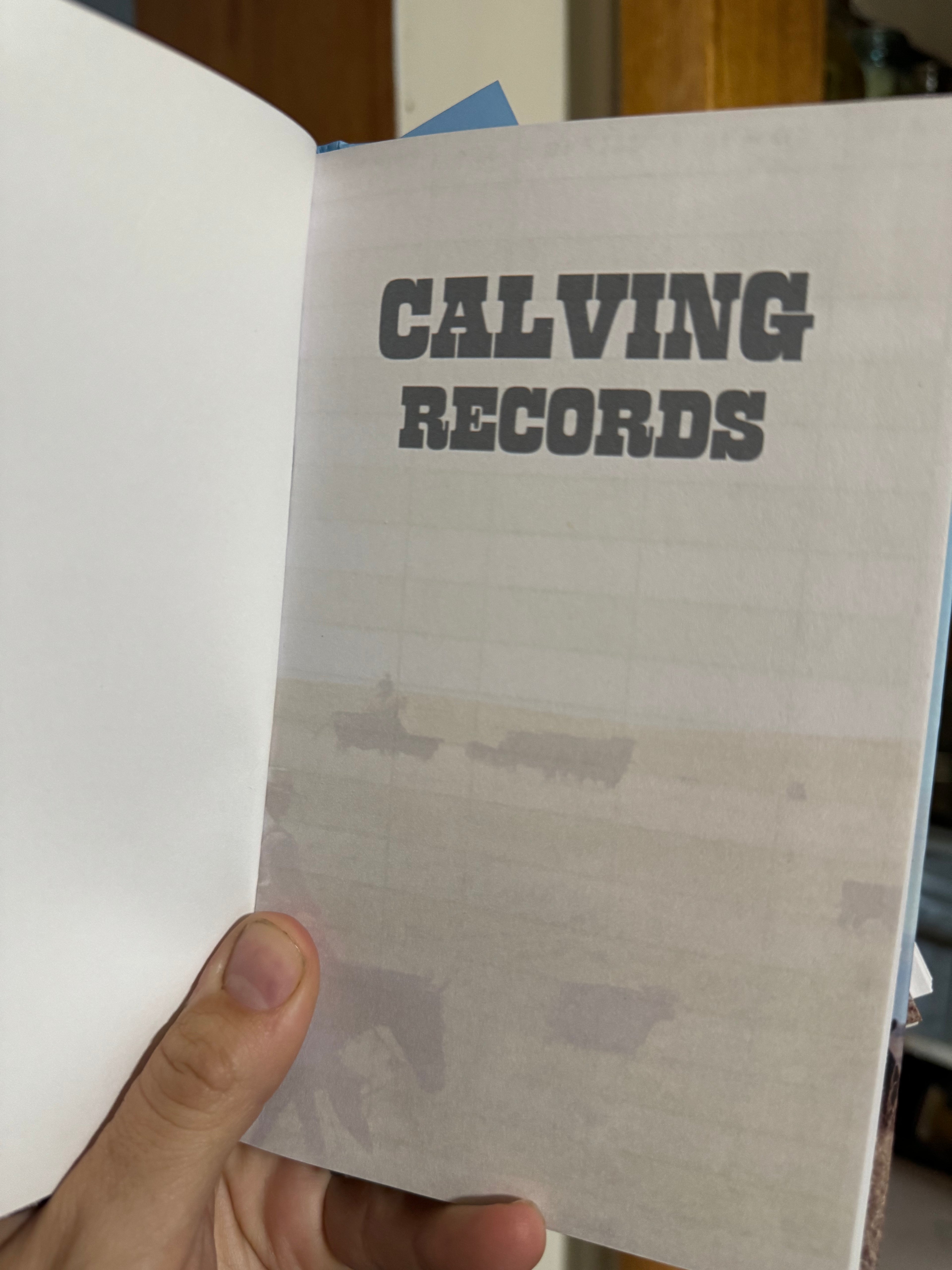 2026 Calving Book IN STOCK as of 2/20
