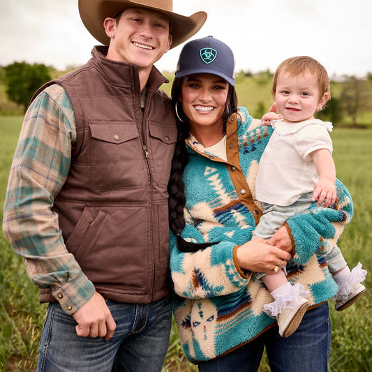 Ariat Womens Berber Snap Front Sweatshirt