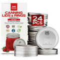 12 Wide Mouth Canning Lids + 12 Rings