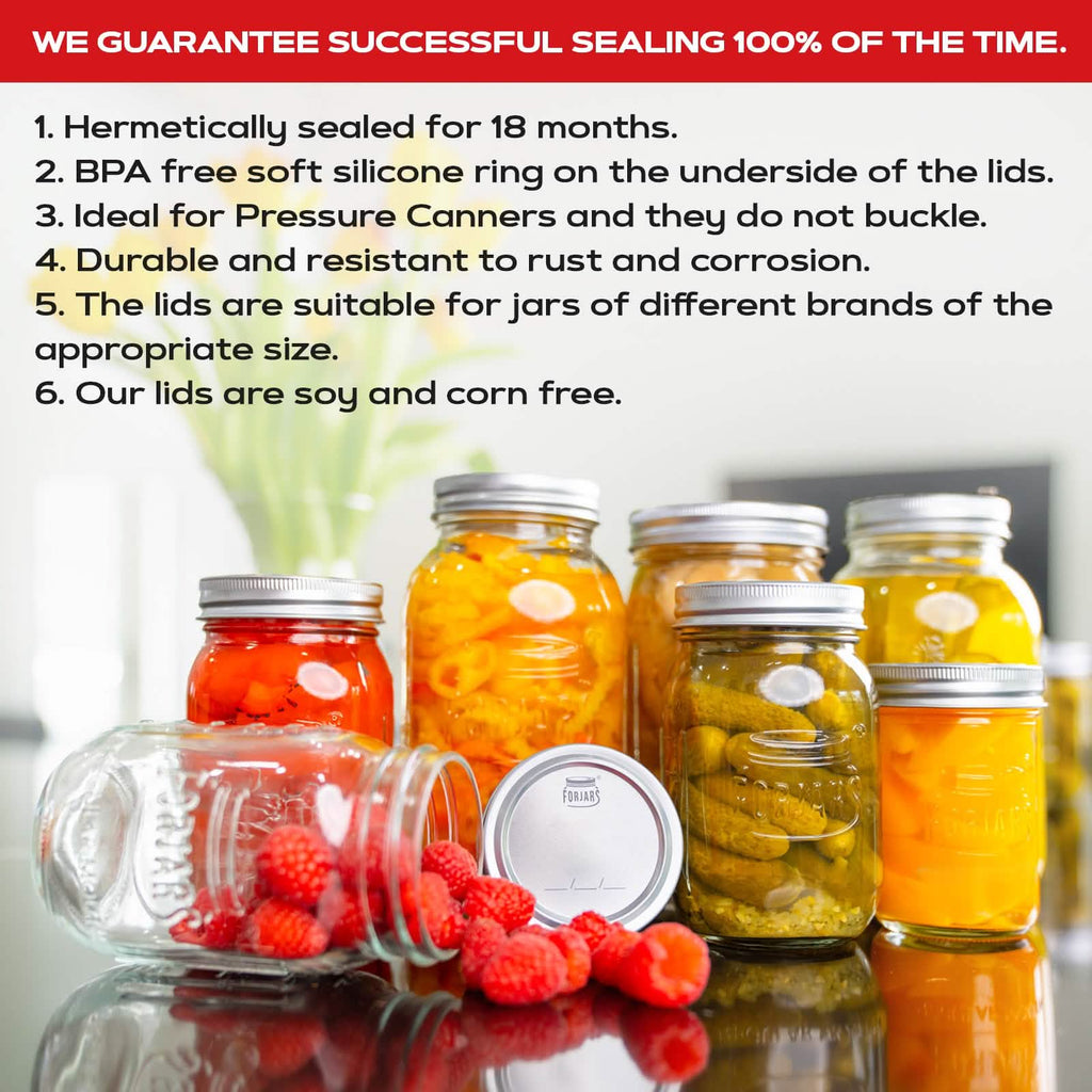 50 Wide Mouth Canning Lids