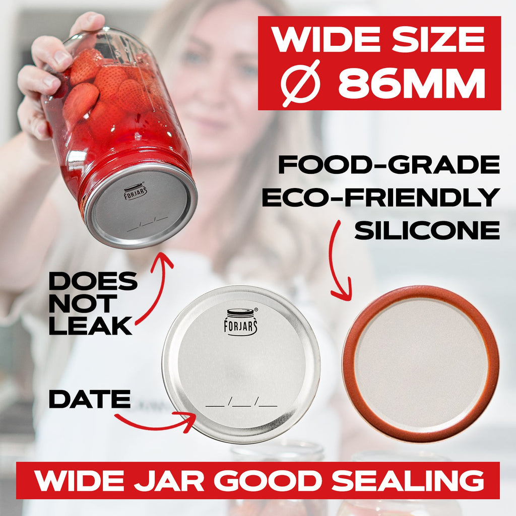 50 Wide Mouth Canning Lids